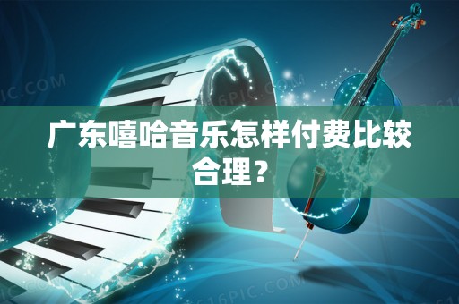 广东嘻哈音乐怎样付费比较合理？