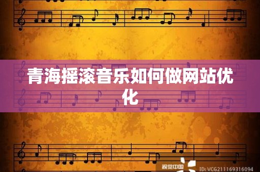 青海摇滚音乐如何做网站优化