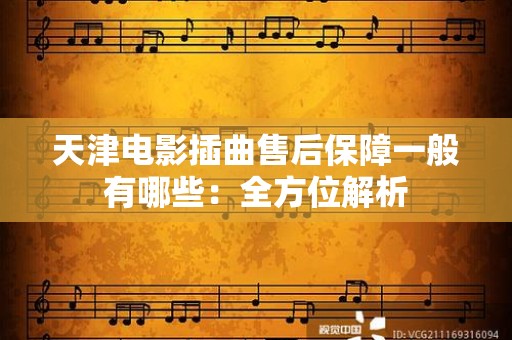 天津电影插曲售后保障一般有哪些：全方位解析