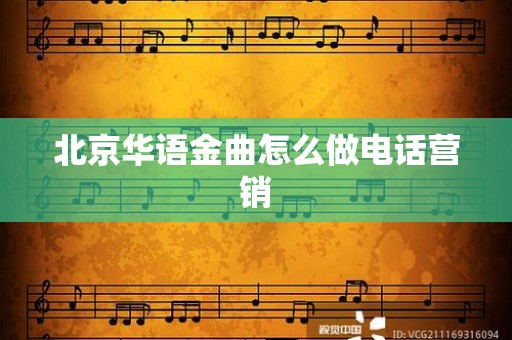 北京华语金曲怎么做电话营销